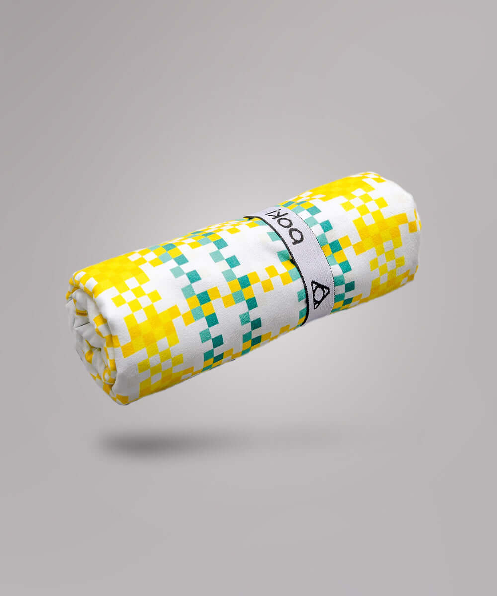 Triple Color Stranding Multi-Purpose Towel